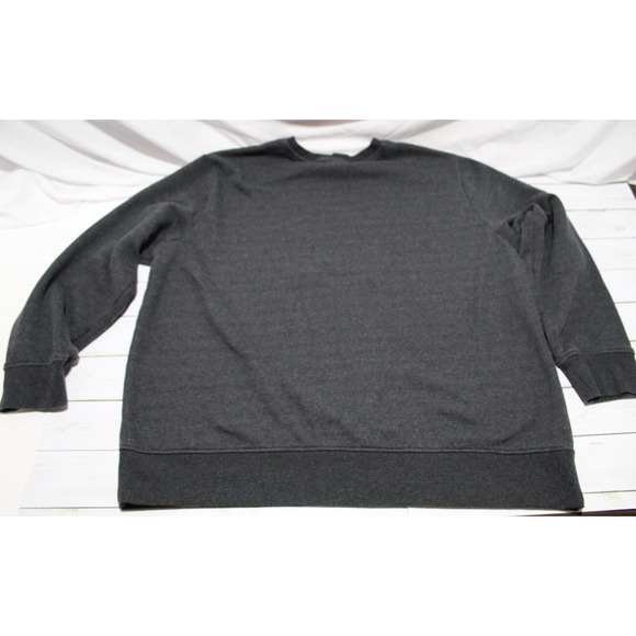 Reebok Men's 3XL Charcoal Gray Sweatshirt Logo Fleece lined Outdoors Camping - Picture 2 of 15